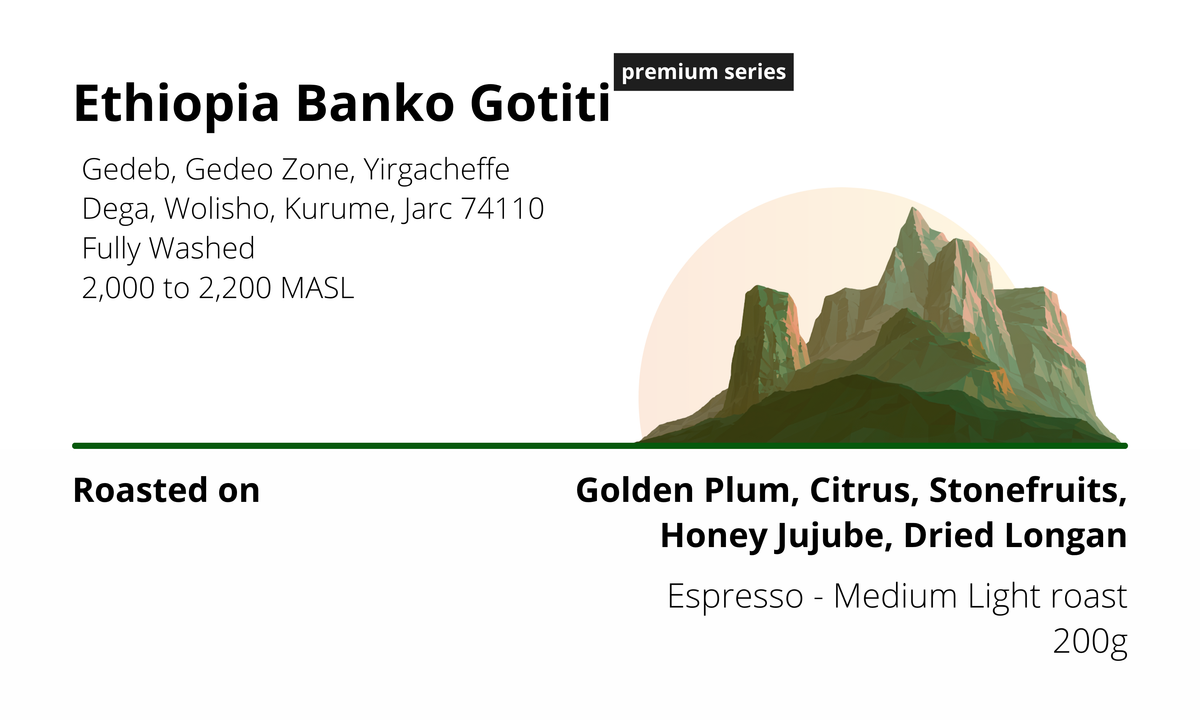 Ethiopia Banko Gotiti (Espresso roast)