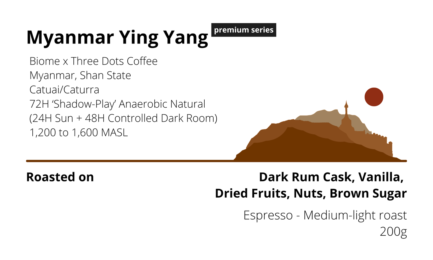 Myanmar Ying Yang (Espresso roast)