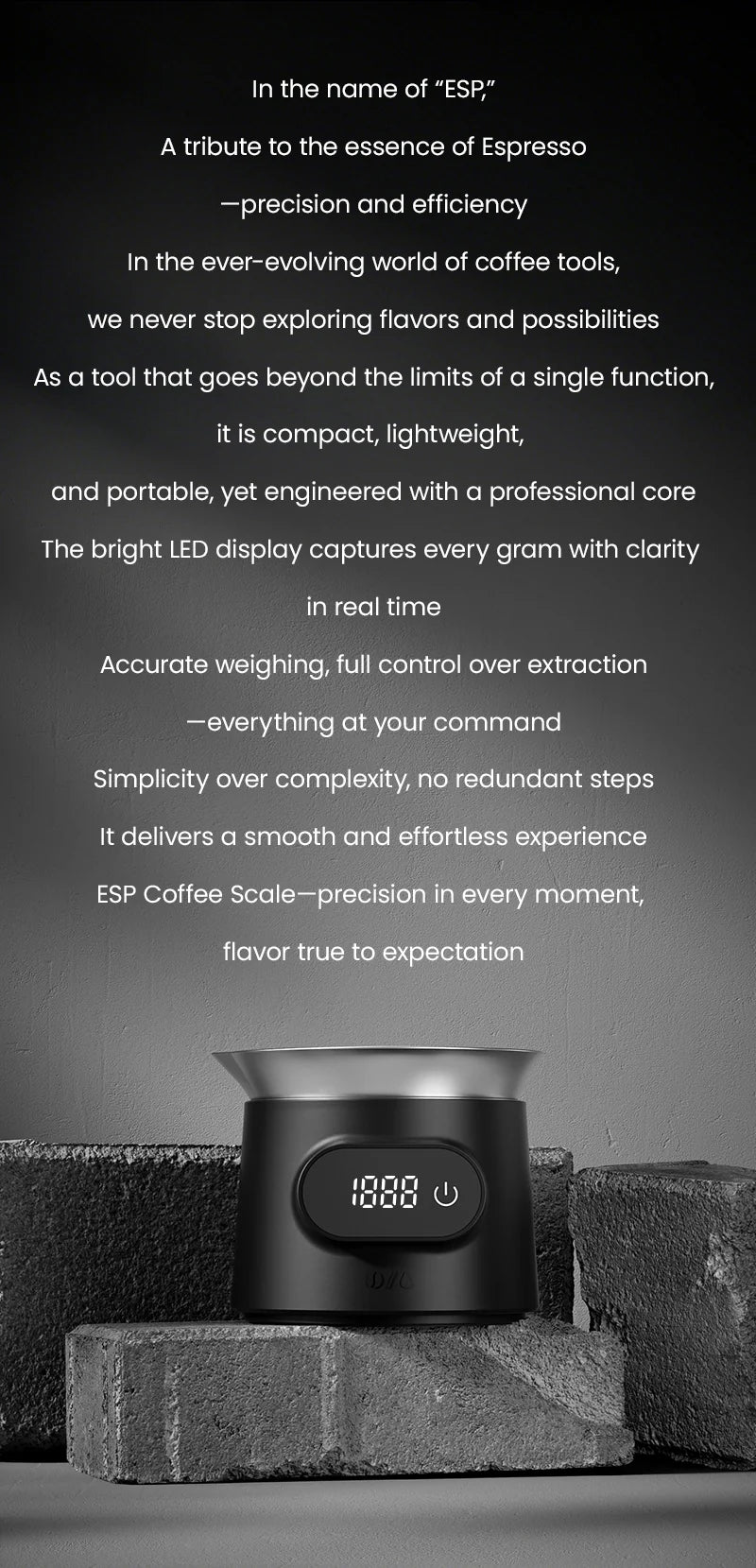 MHW-3BOMBER ESP Coffee Scale