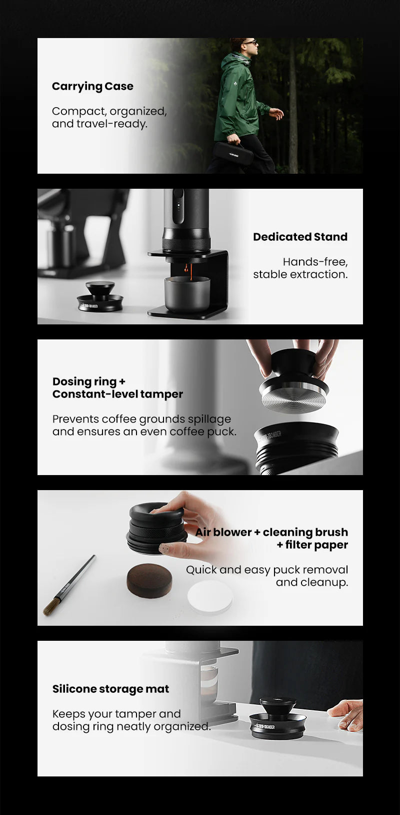 MHW-3BOMBER X-Press58 Portable Espresso Machine