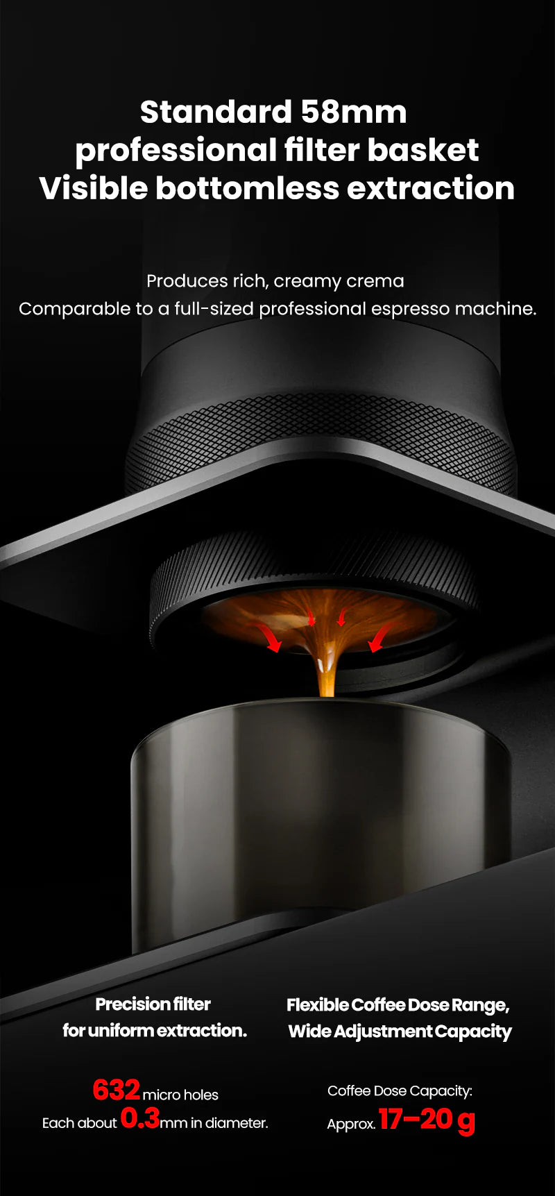 MHW-3BOMBER X-Press58 Portable Espresso Machine