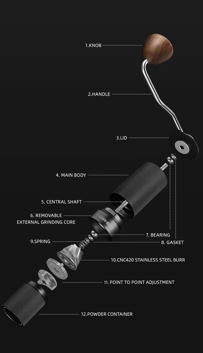 MHW-3BOMBER Race M1 Manual Grinder
