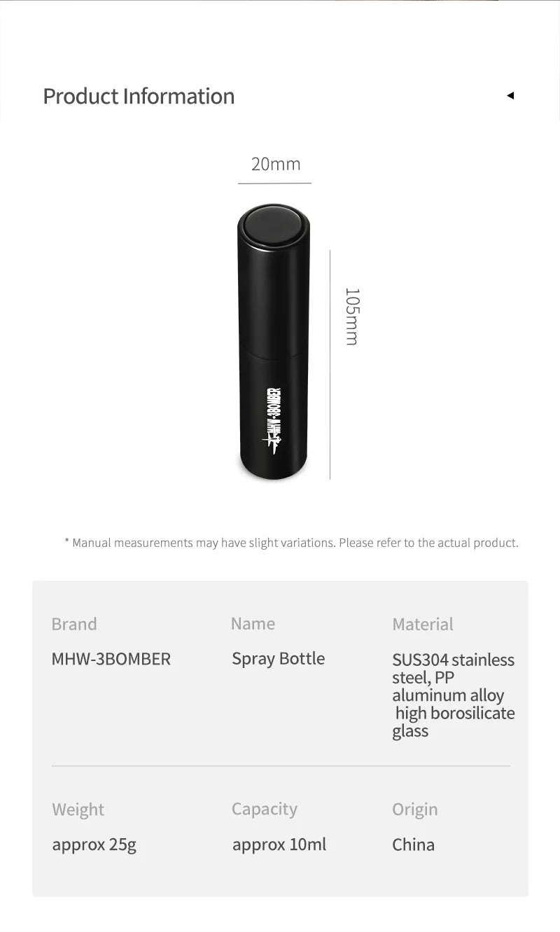 MHW-3BOMBER RDT Spray Bottle