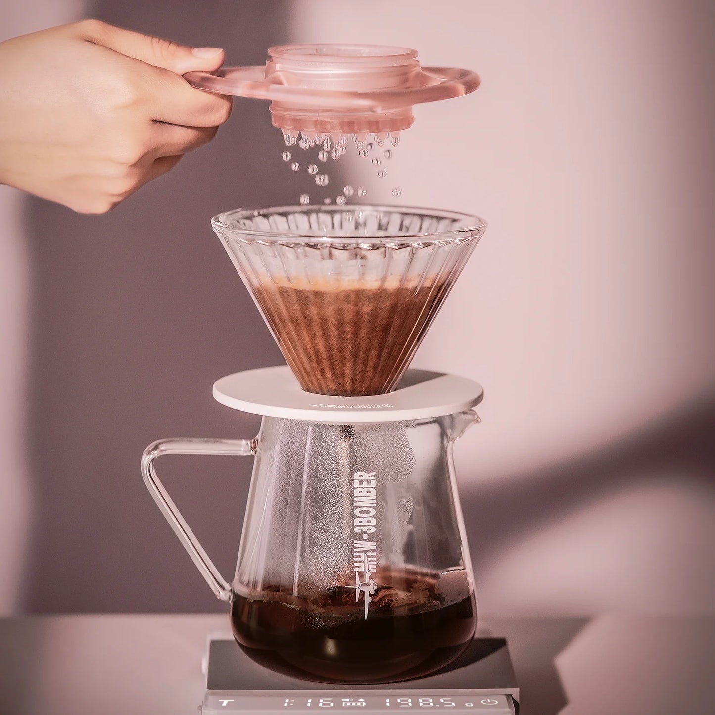 MHW-3BOMBER Rain Pour-Over Coffee Splitter